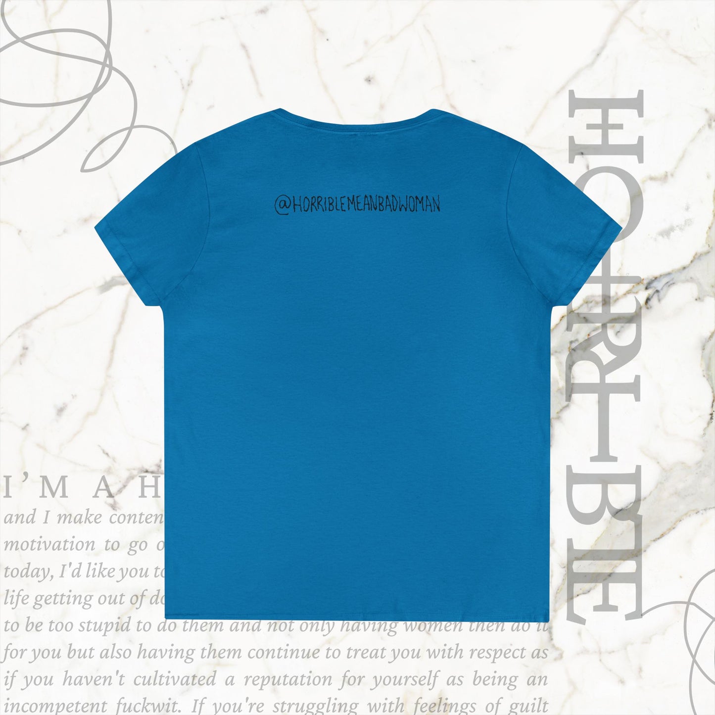 "You Should Smile More" - V-Neck T-Shirt