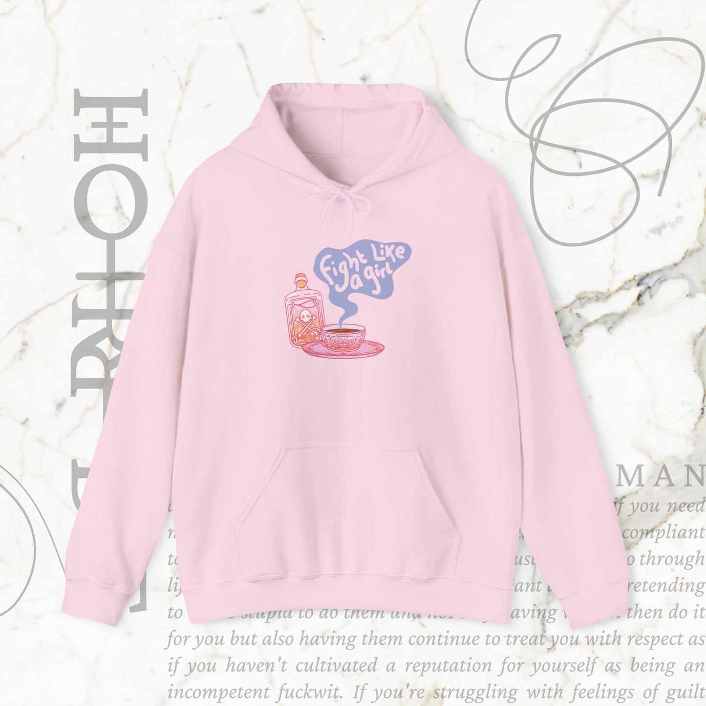 "Fight Like a Girl" - Cozy Hoodie