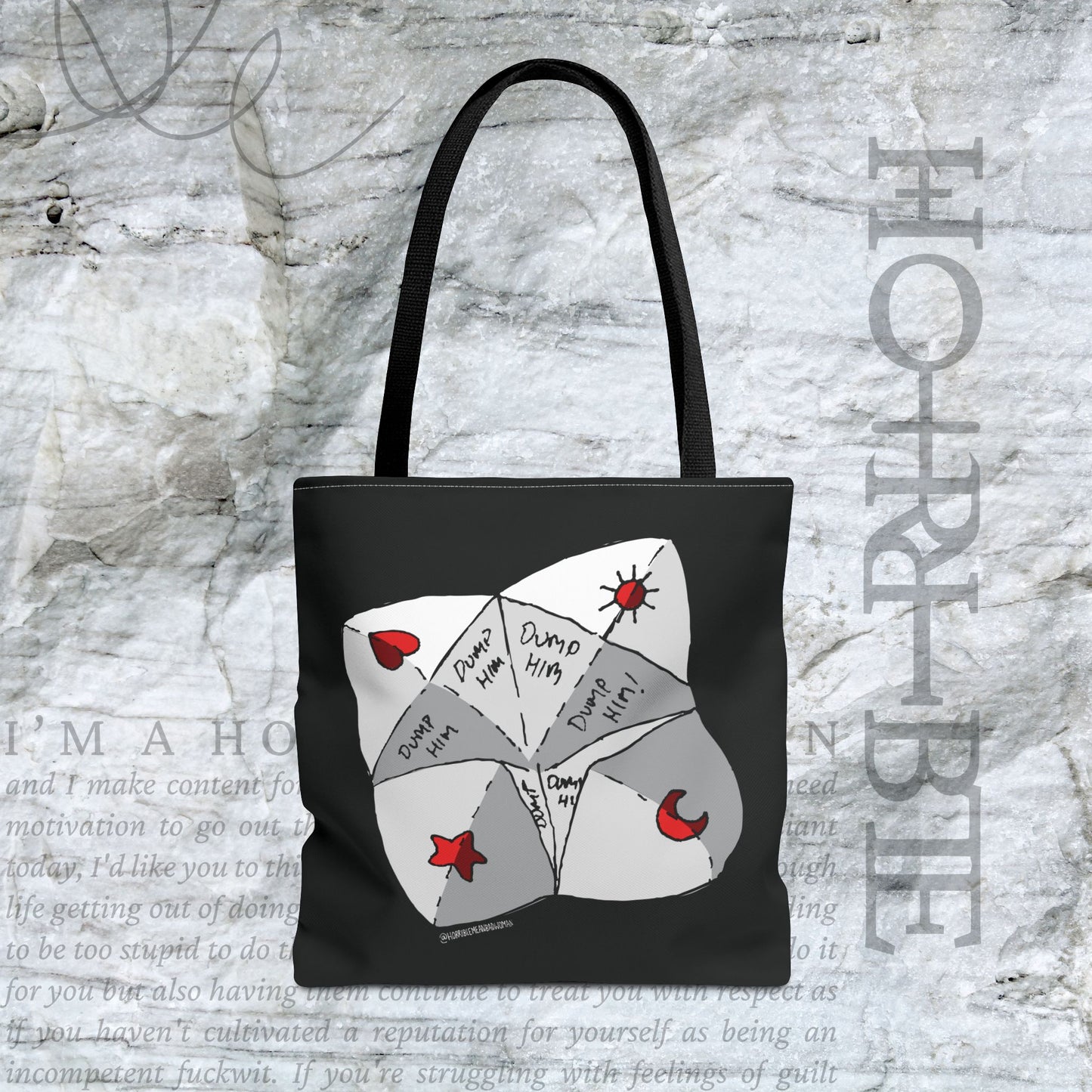 "Dump Him Chatterbox" - Tote Bag