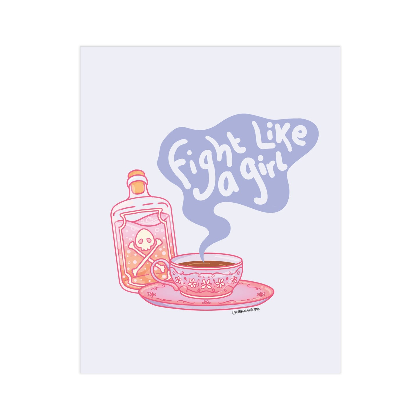 "Fight Like a Girl" - Art Print