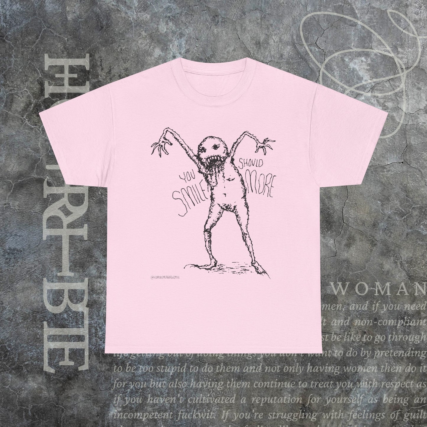 "You Should Smile More" - Heavy Cotton Tee