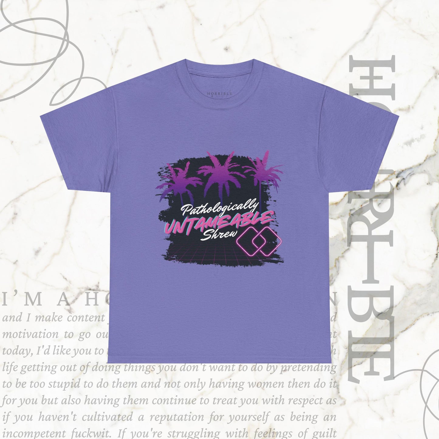 "Pathologically Untameable Shrew" - Heavy Cotton Tee