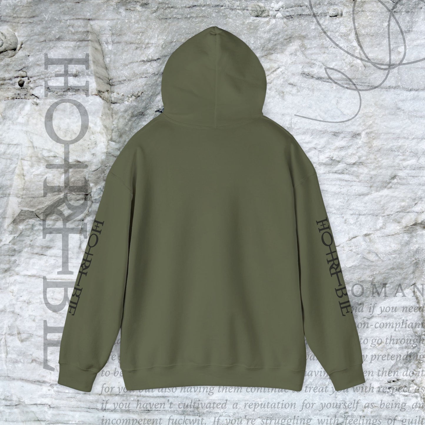 "The Original Horrible Mean Bad Woman” - Cozy Hoodie