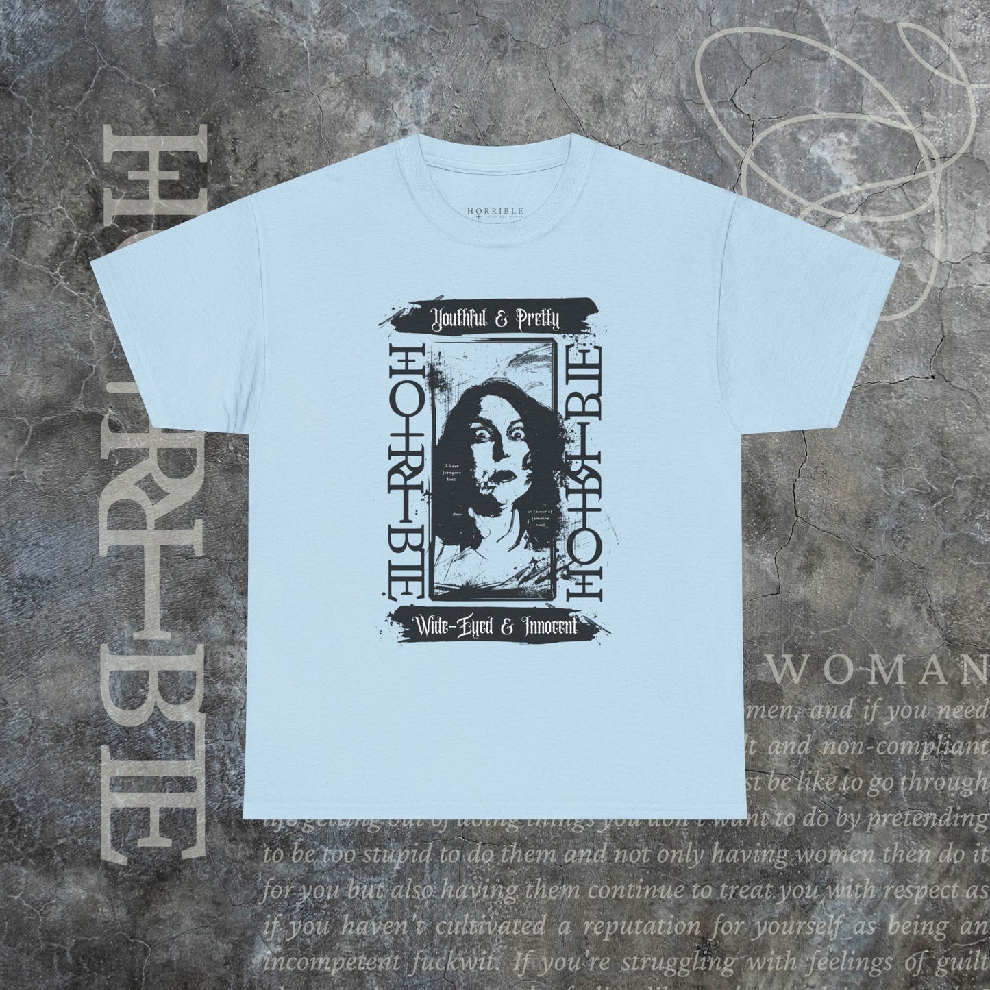 "Wide Eyed & Innocent" - Heavy Cotton Tee