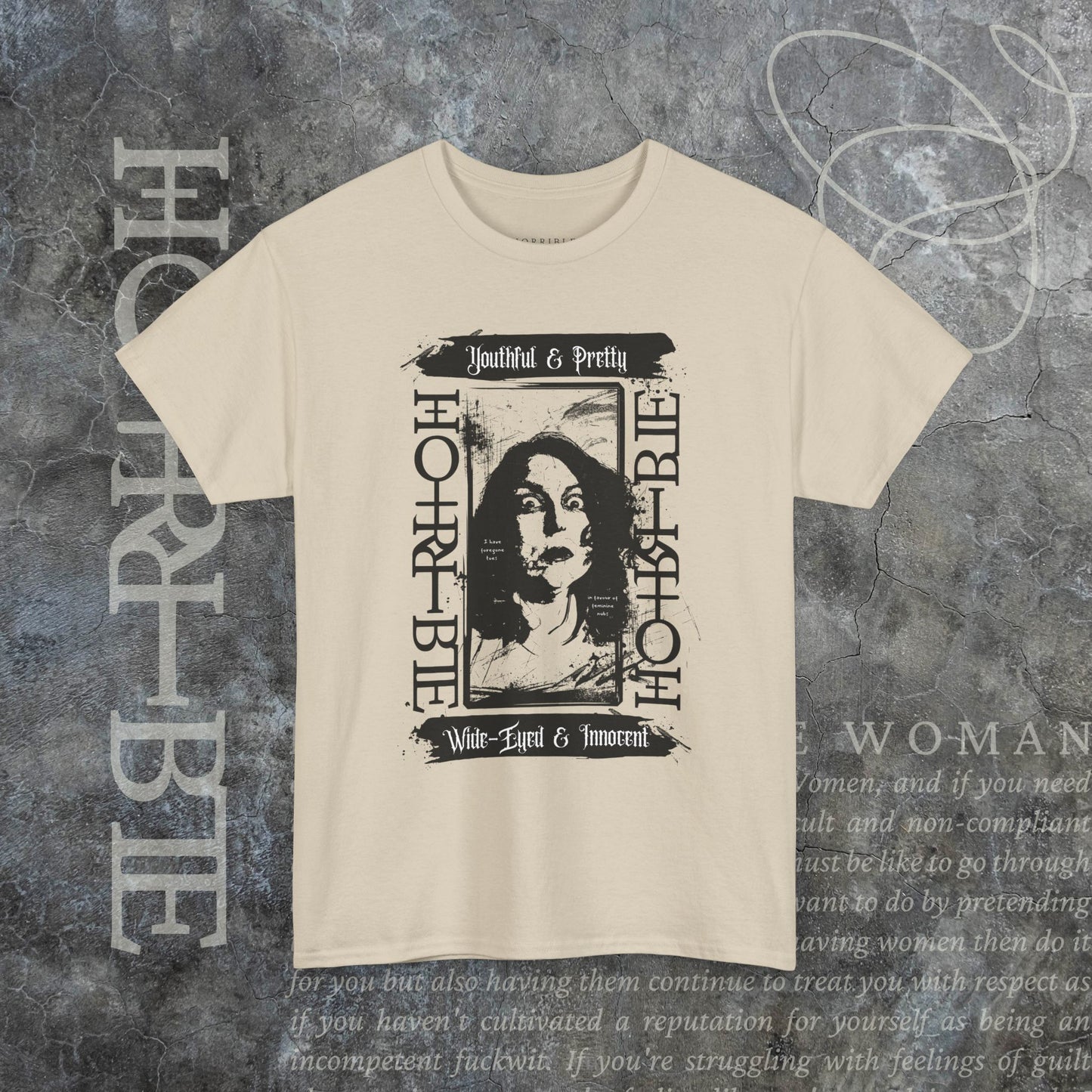 "Wide Eyed & Innocent" - Heavy Cotton Tee