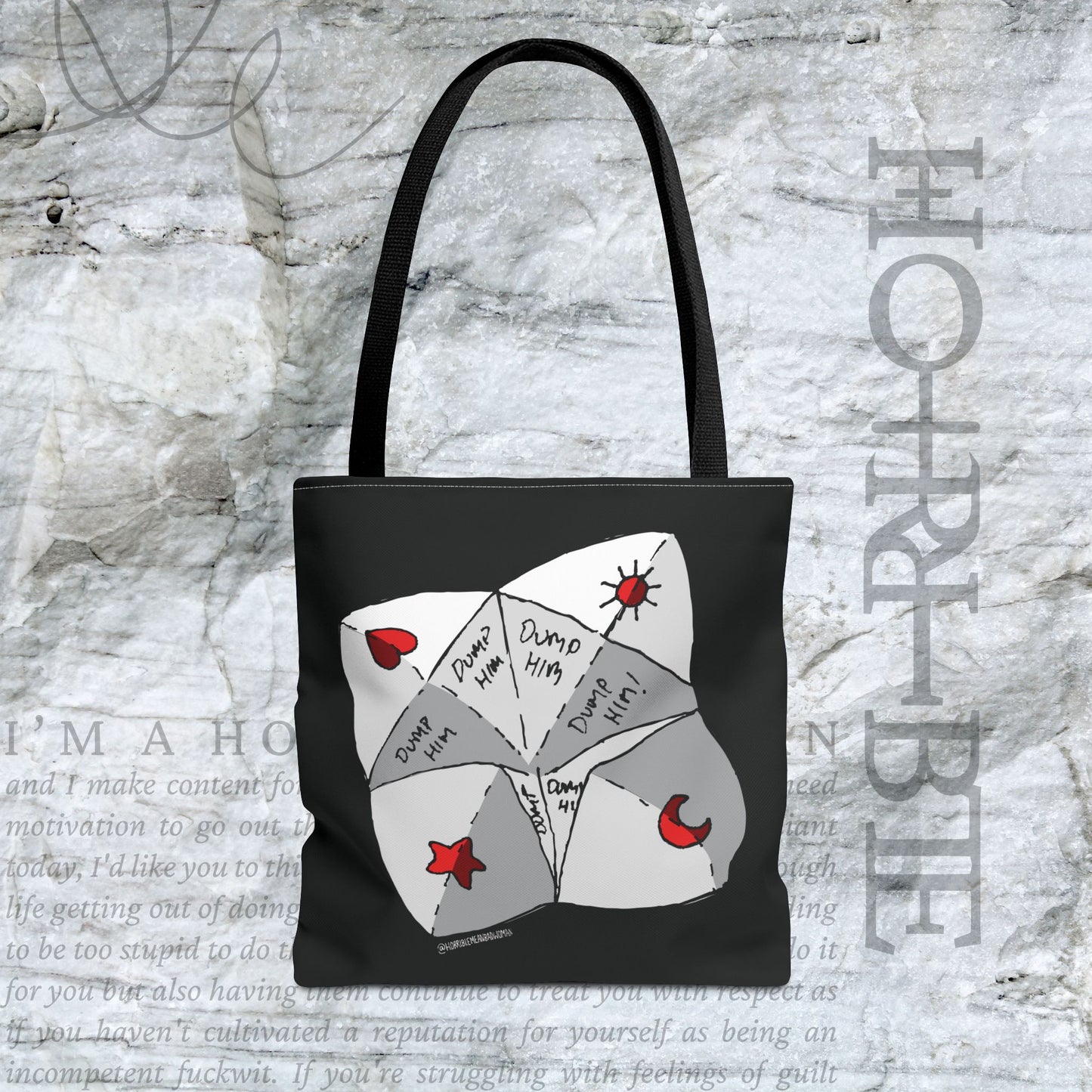 "Dump Him Chatterbox" - Tote Bag