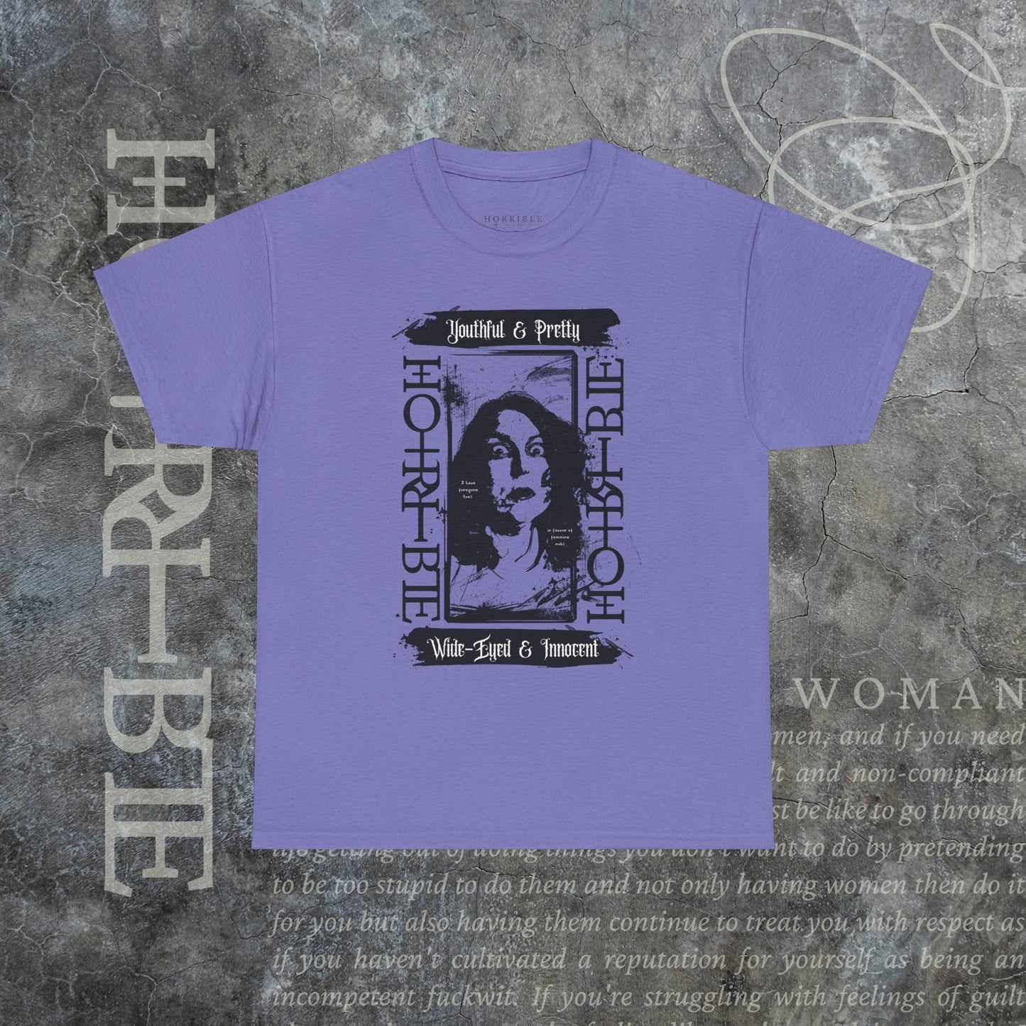 "Wide Eyed & Innocent" - Heavy Cotton Tee