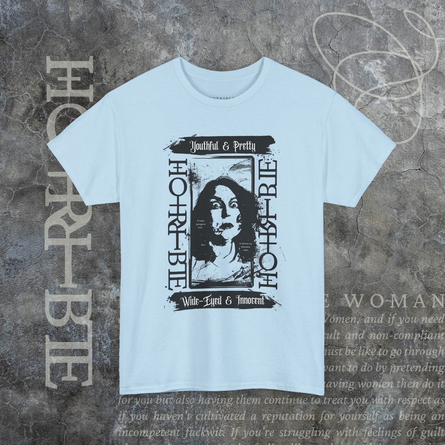 "Wide Eyed & Innocent" - Heavy Cotton Tee
