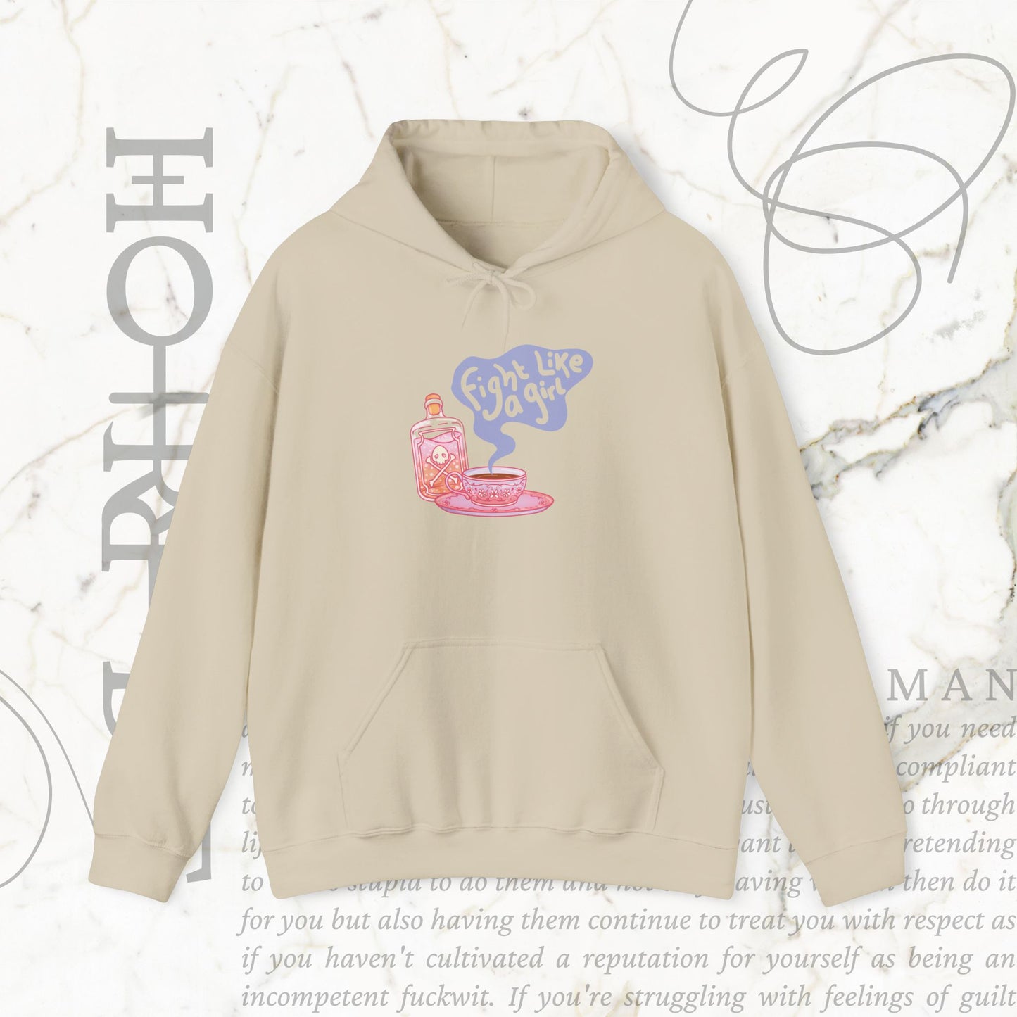 "Fight Like a Girl" - Cozy Hoodie