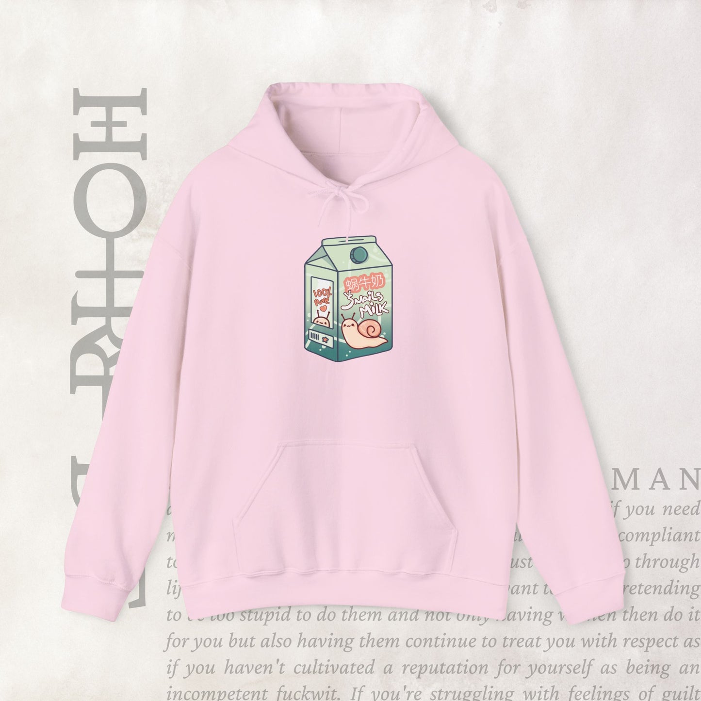 "Snail Milk" - Cozy Hoodie