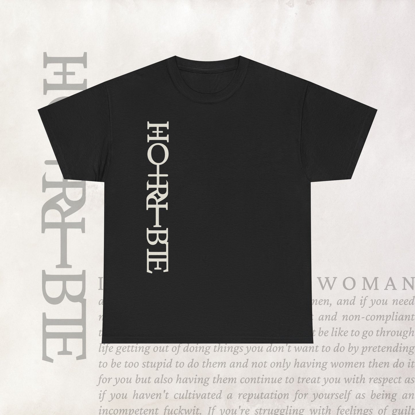 "Cryptically Horrible" - Heavy Cotton Tee
