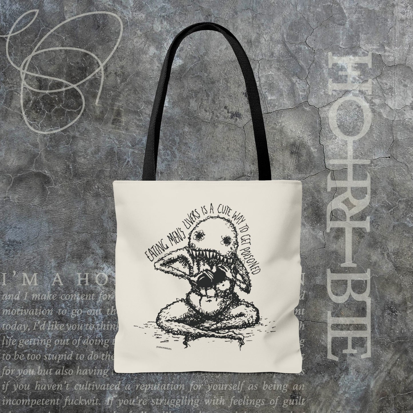 "A Cute Way To Get Poisoned” - White Tote Bag
