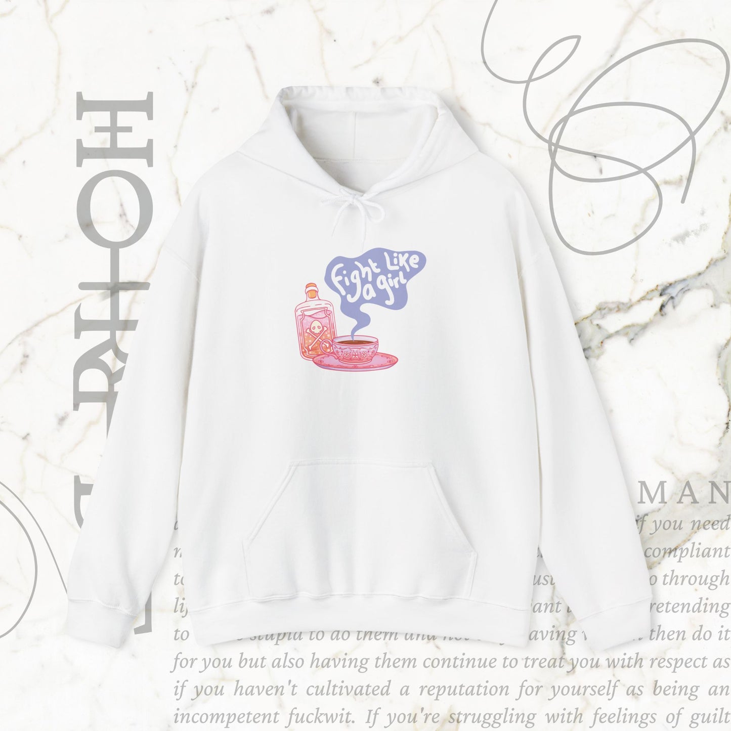 "Fight Like a Girl" - Cozy Hoodie