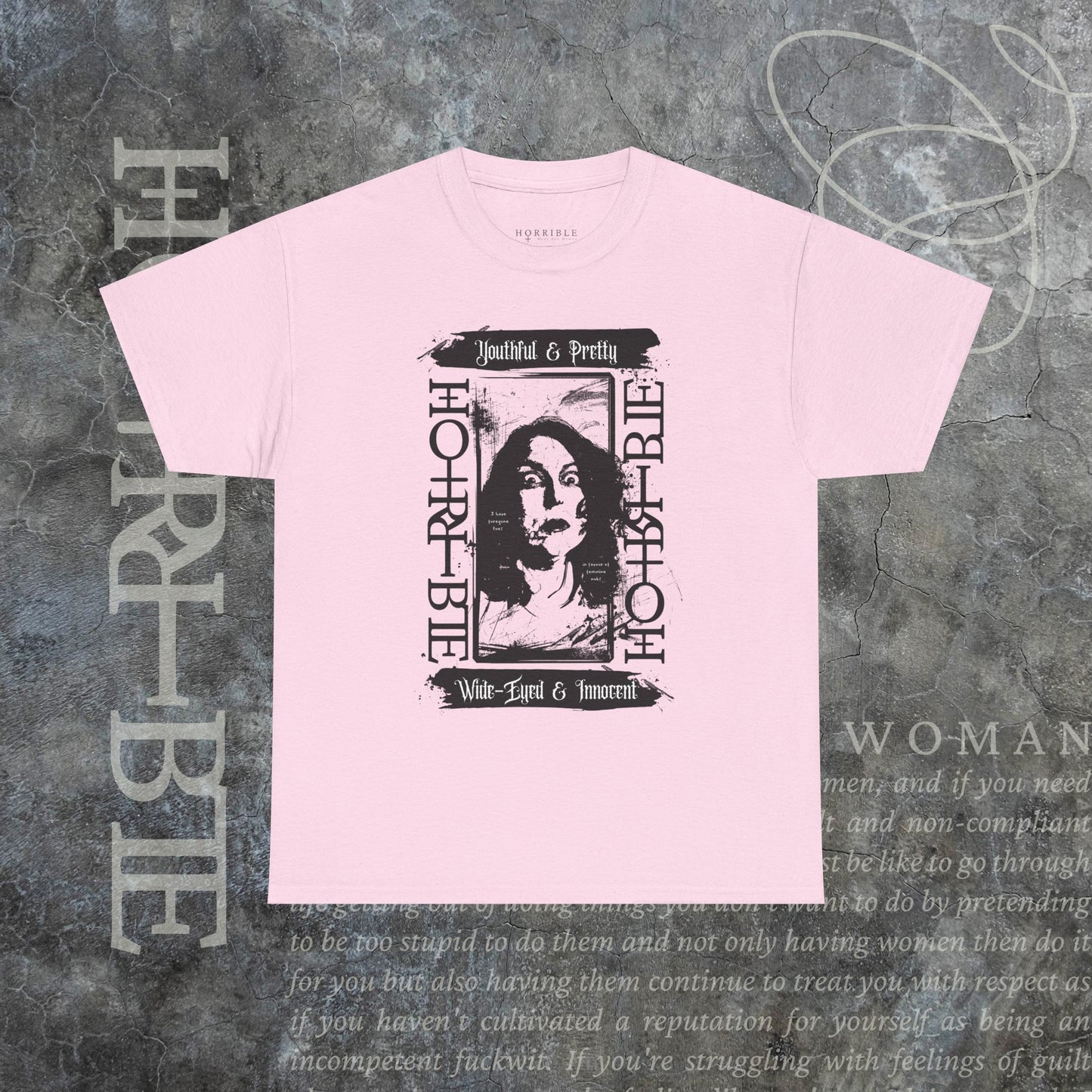 "Wide Eyed & Innocent" - Heavy Cotton Tee
