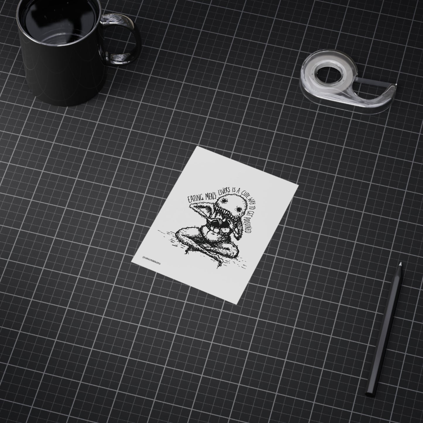 "A Cute Way To Get Poisoned" - Art Print