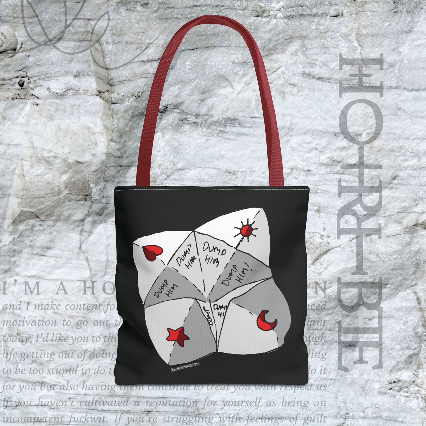 "Dump Him Chatterbox" - Tote Bag