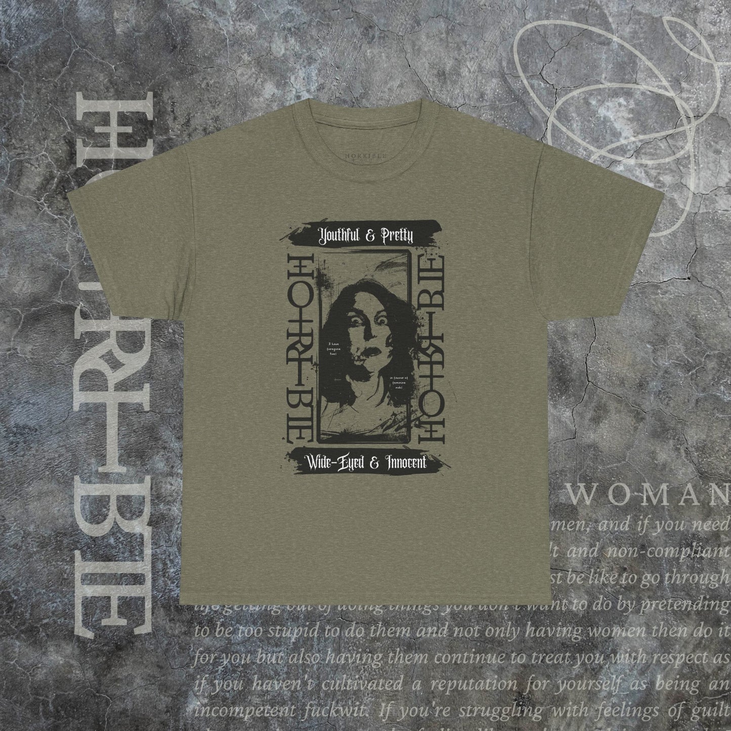 "Wide Eyed & Innocent" - Heavy Cotton Tee