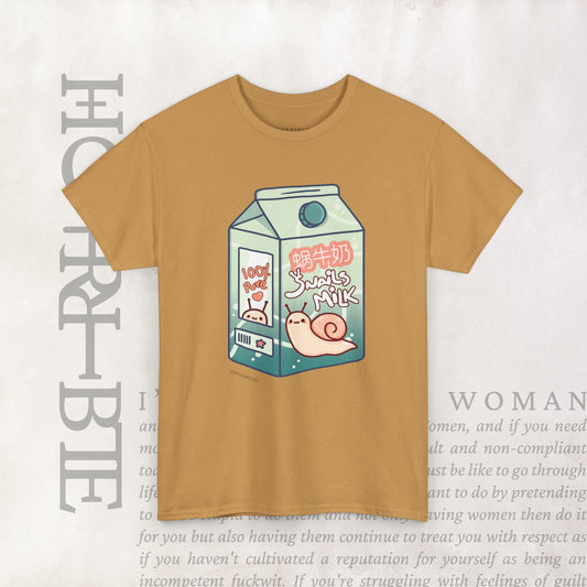 "Snail Milk” - Heavy Cotton Tee