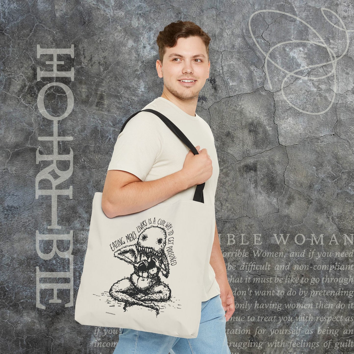 "A Cute Way To Get Poisoned” - White Tote Bag
