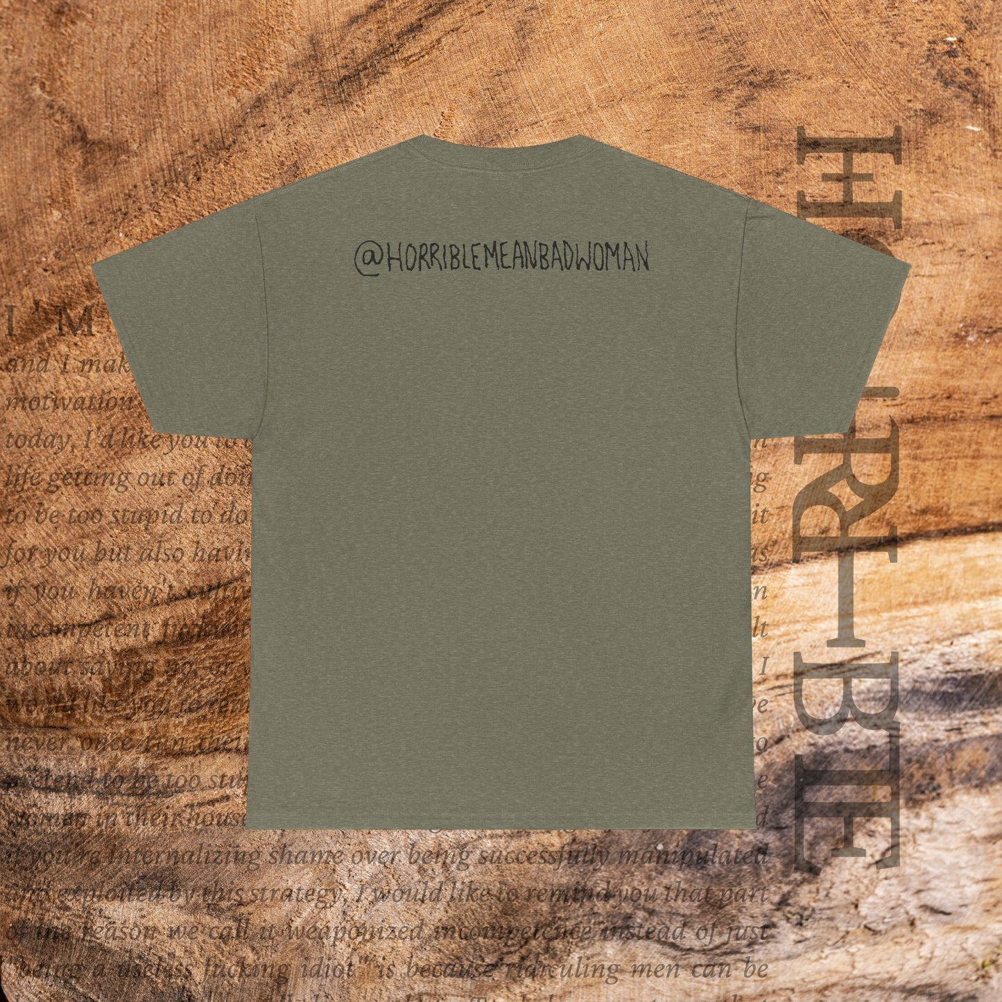 "Internalized Shame/Externalized Anger" - Heavy Cotton Tee