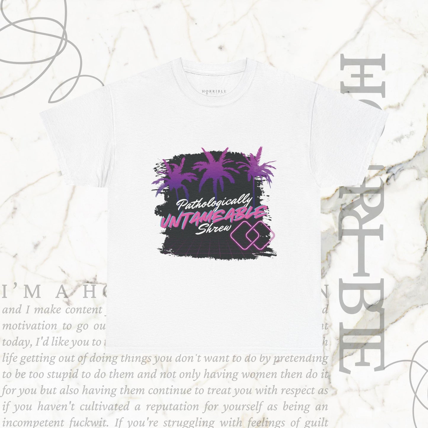 "Pathologically Untameable Shrew" - Heavy Cotton Tee