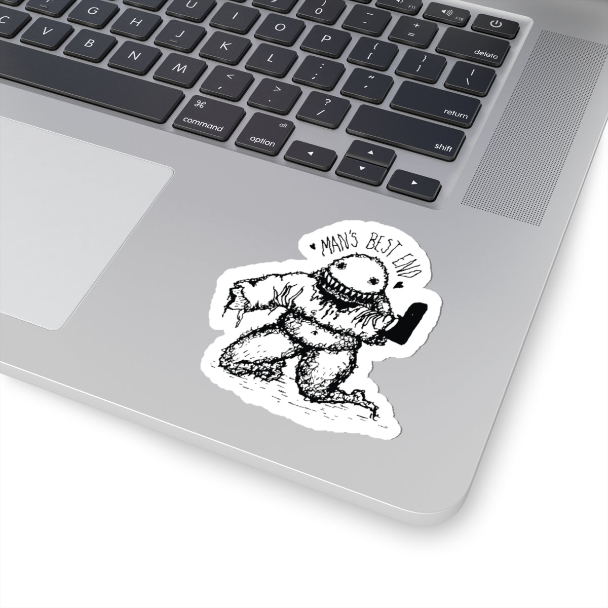 "Man's Best End" - Kiss-Cut Sticker