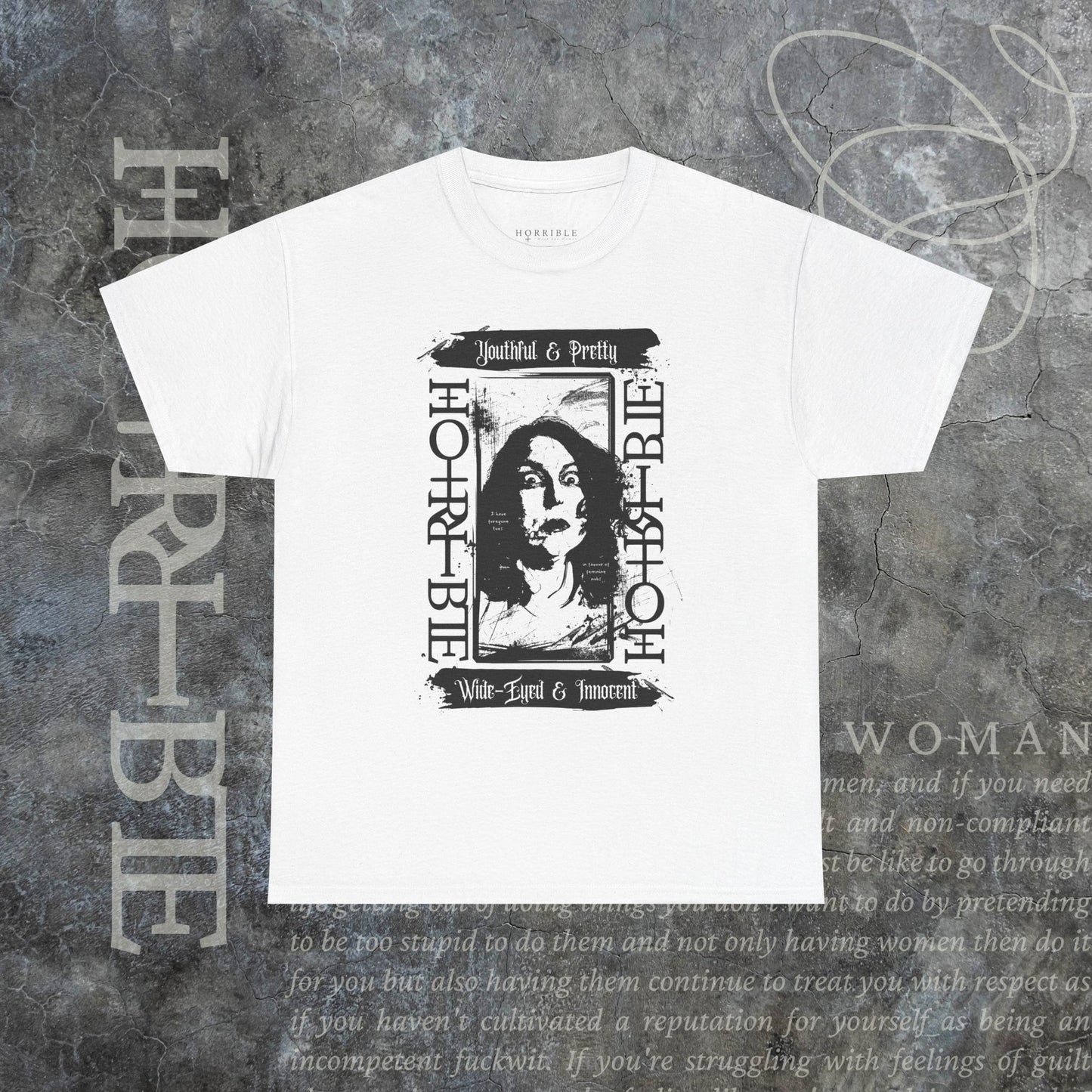 "Wide Eyed & Innocent" - Heavy Cotton Tee