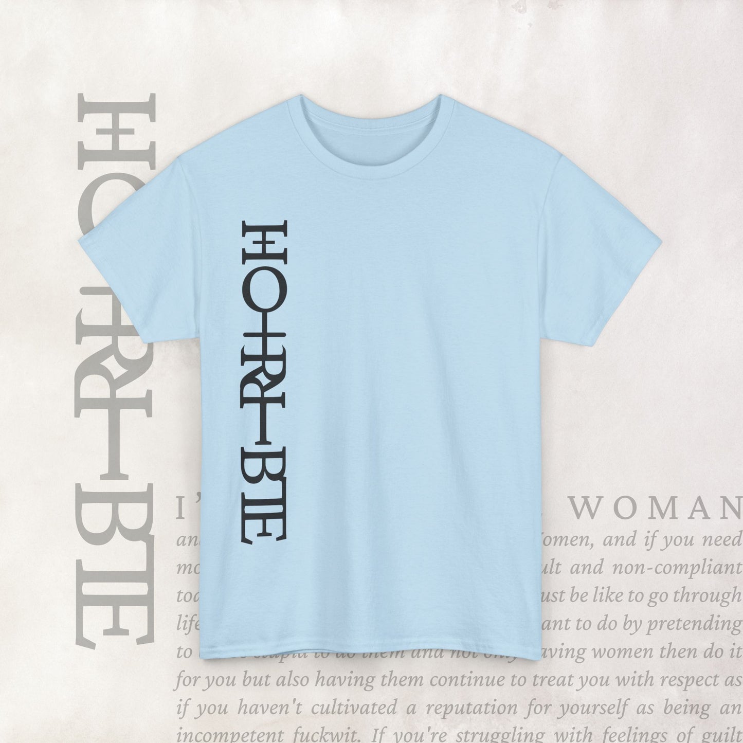 "Cryptically Horrible" - Heavy Cotton Tee