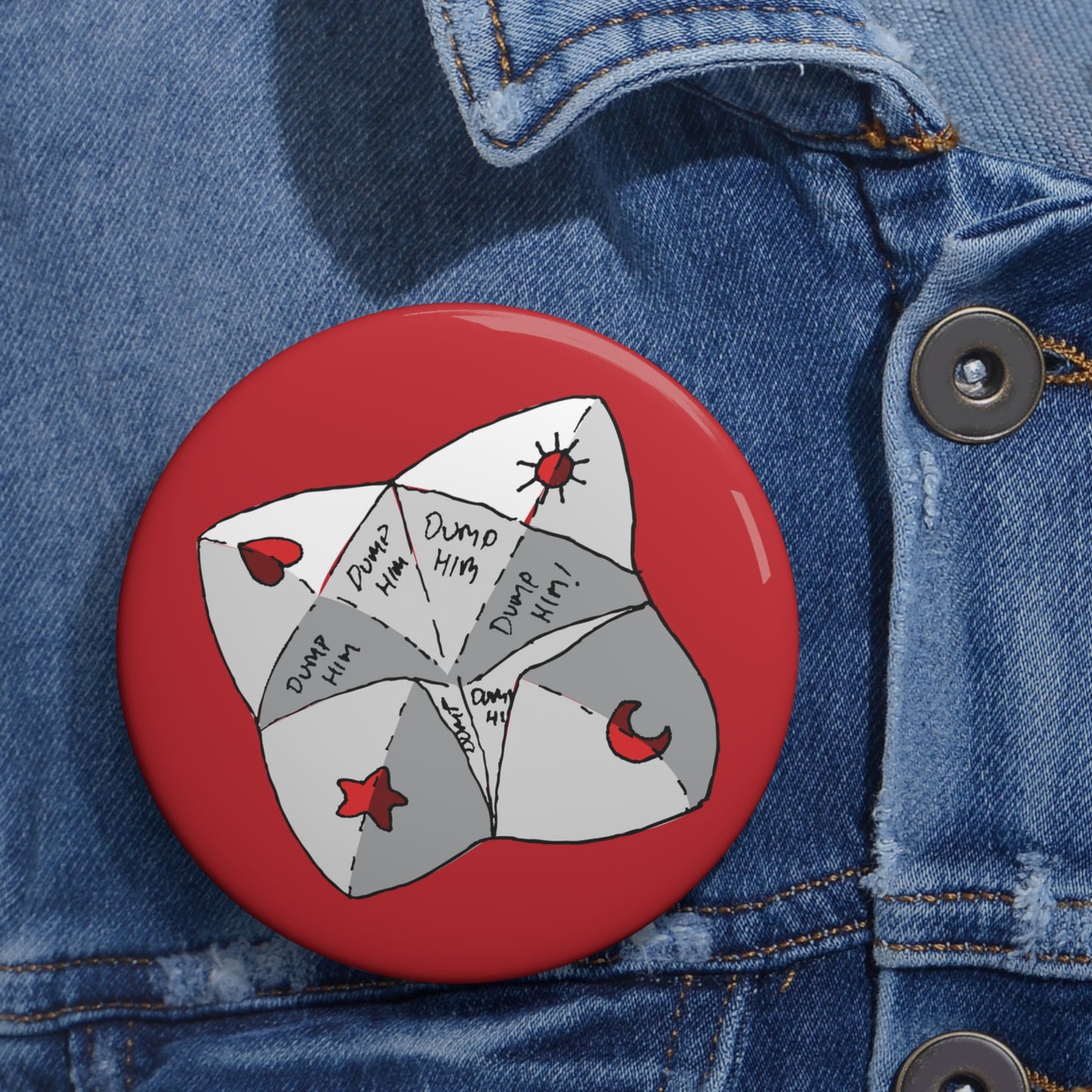 "Seasoned Crone" - Button Pin