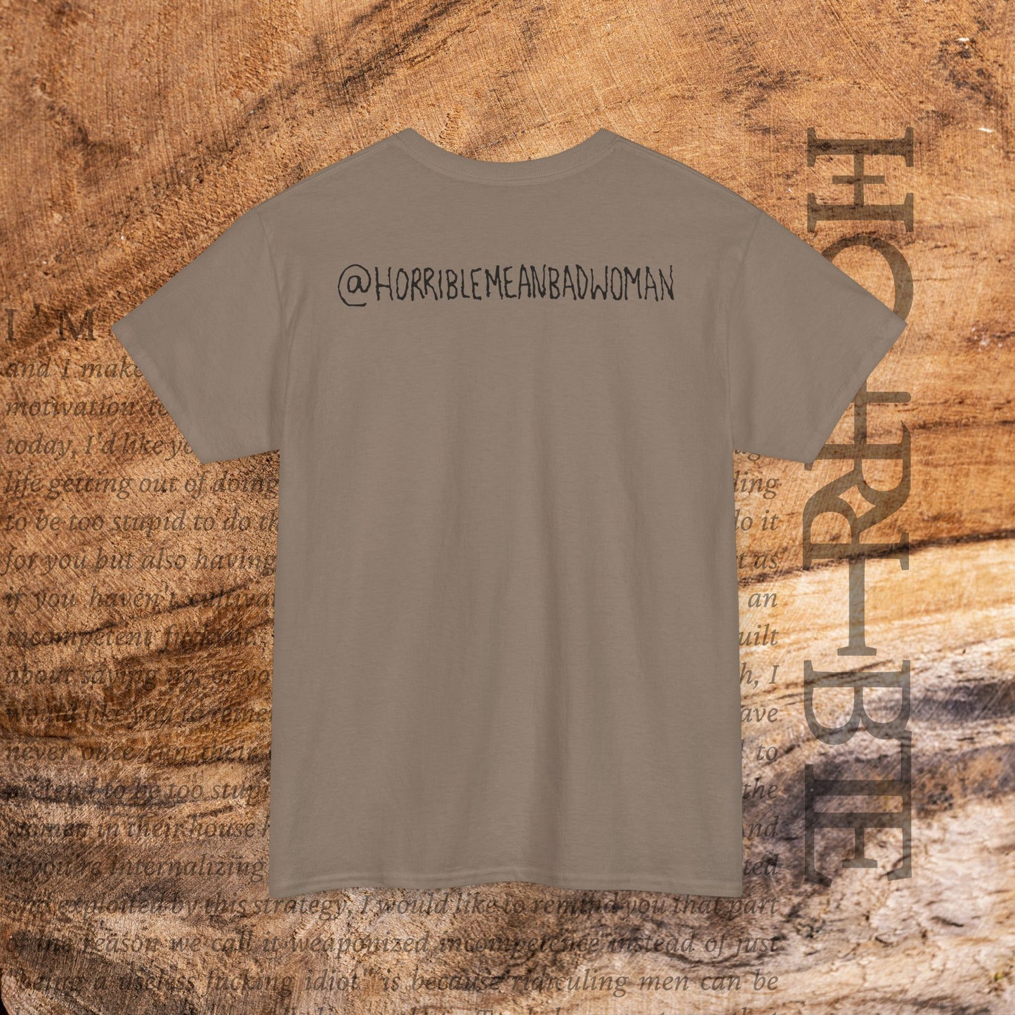 "Internalized Shame/Externalized Anger" - Heavy Cotton Tee