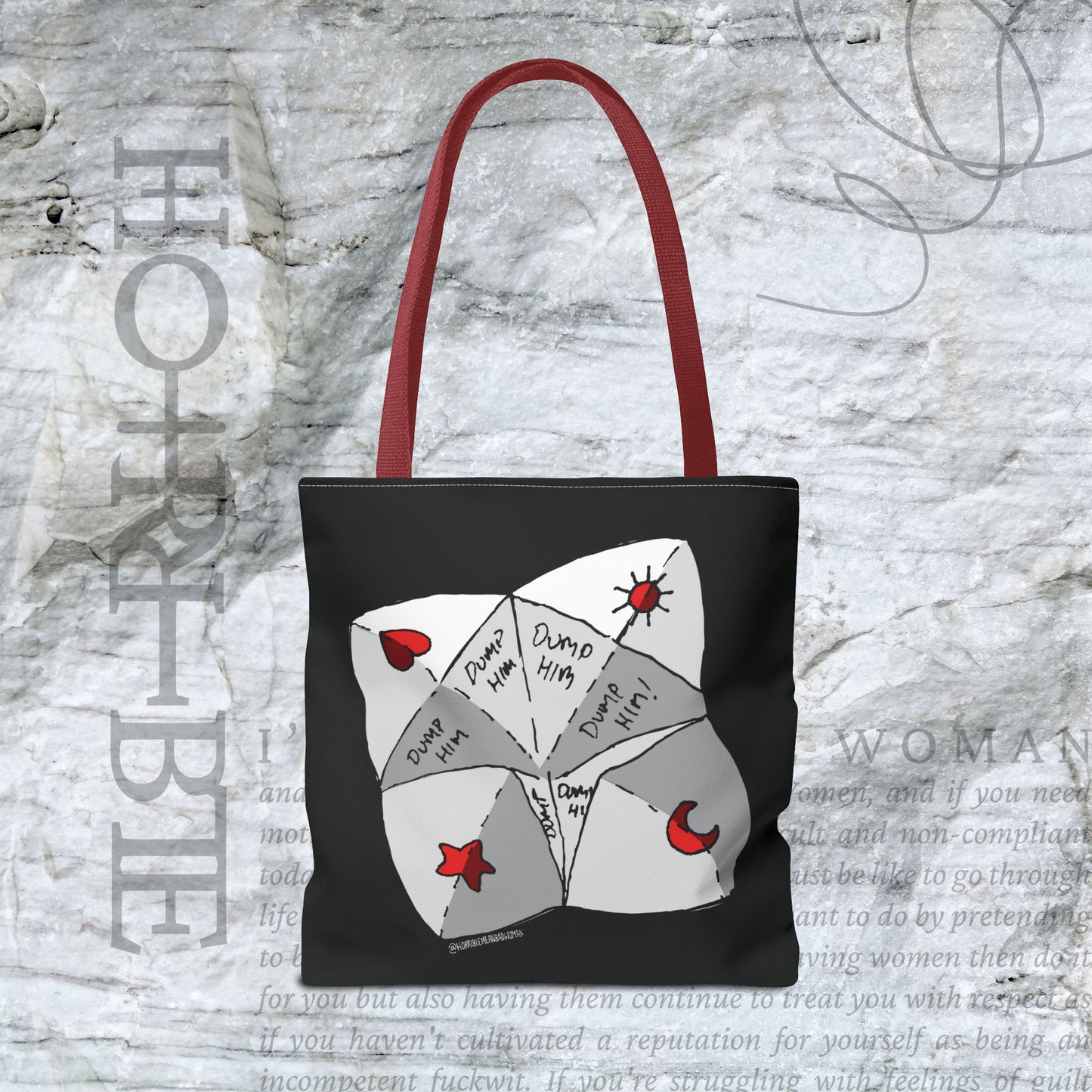 "Dump Him Chatterbox" - Tote Bag