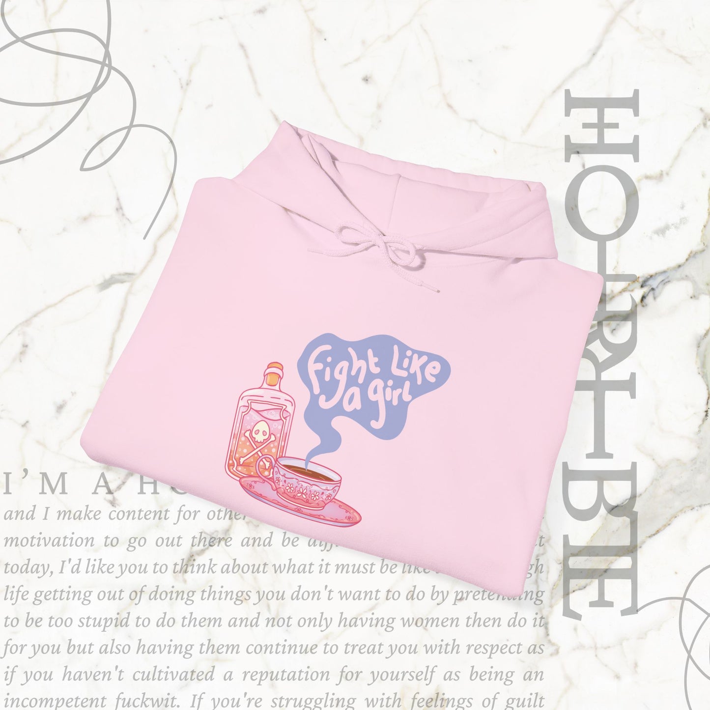 "Fight Like a Girl" - Cozy Hoodie