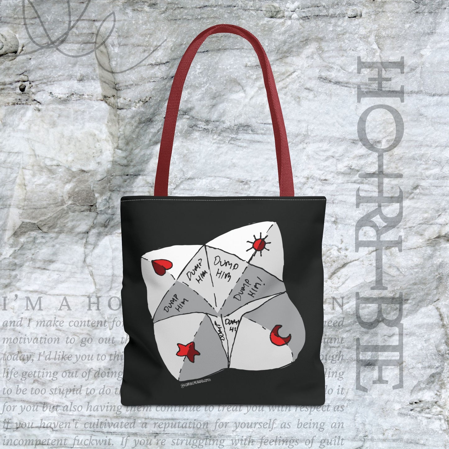 "Dump Him Chatterbox" - Tote Bag