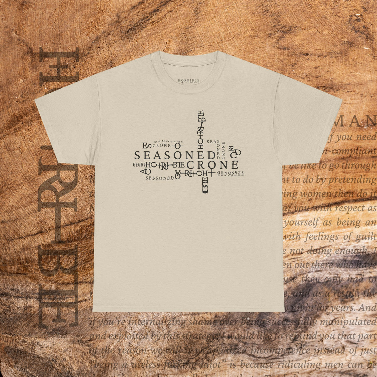 “Seasoned Crone” - Heavy Cotton Tee