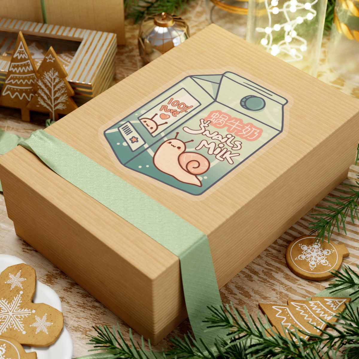 "Snail Milk" - Kiss-Cut Sticker