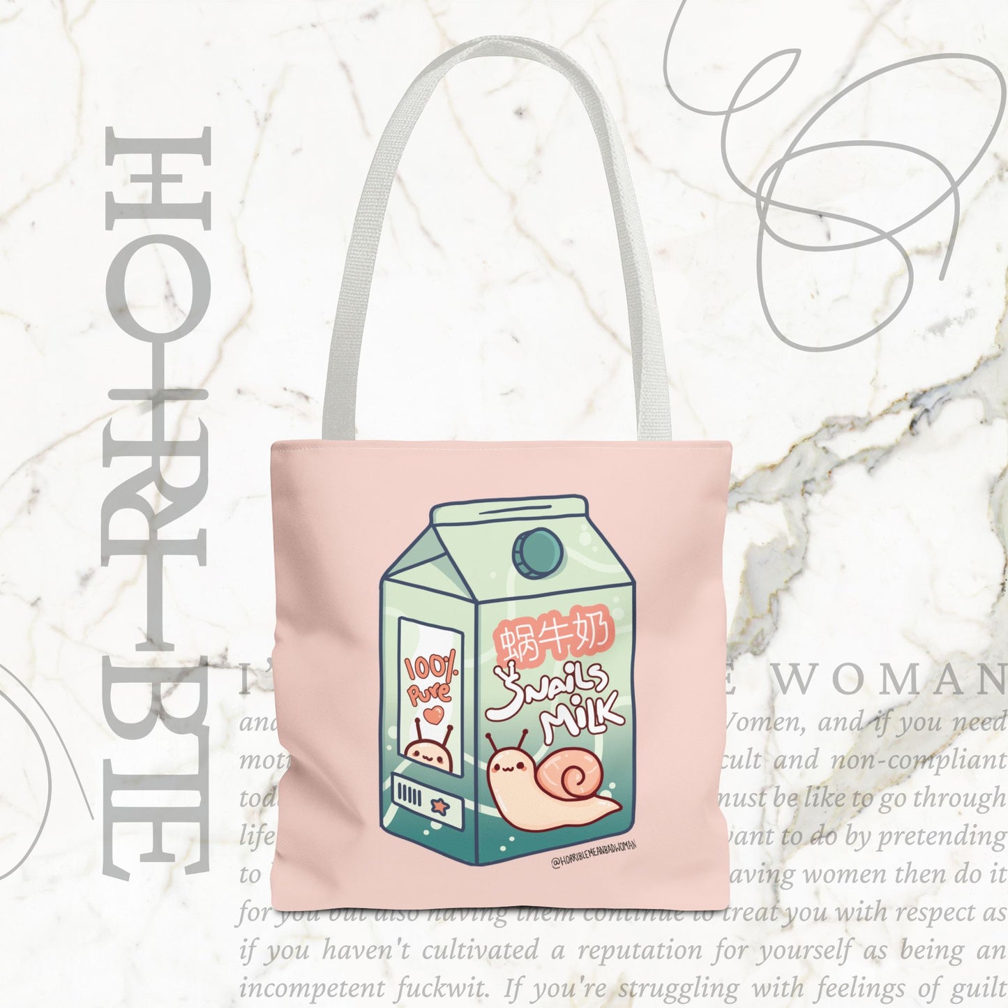 "Snail Milk" - Tote Bag