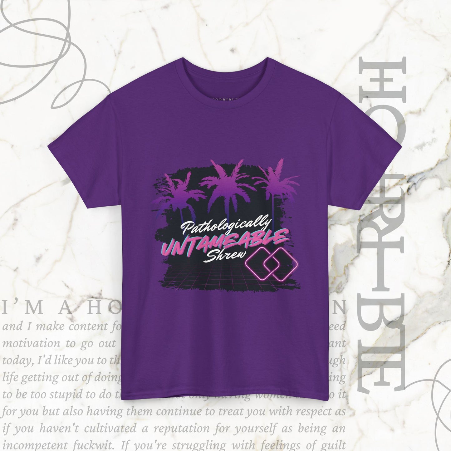 "Pathologically Untameable Shrew" - Heavy Cotton Tee