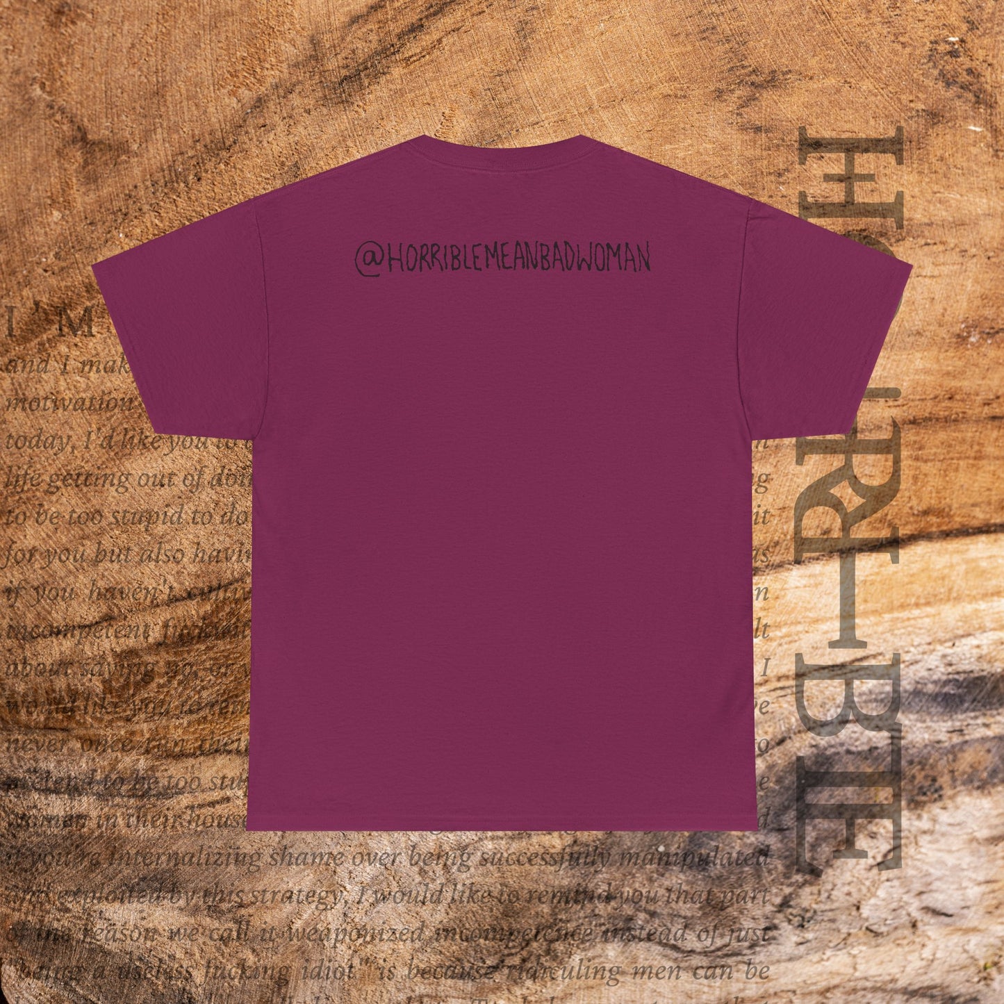 "Internalized Shame/Externalized Anger" - Heavy Cotton Tee
