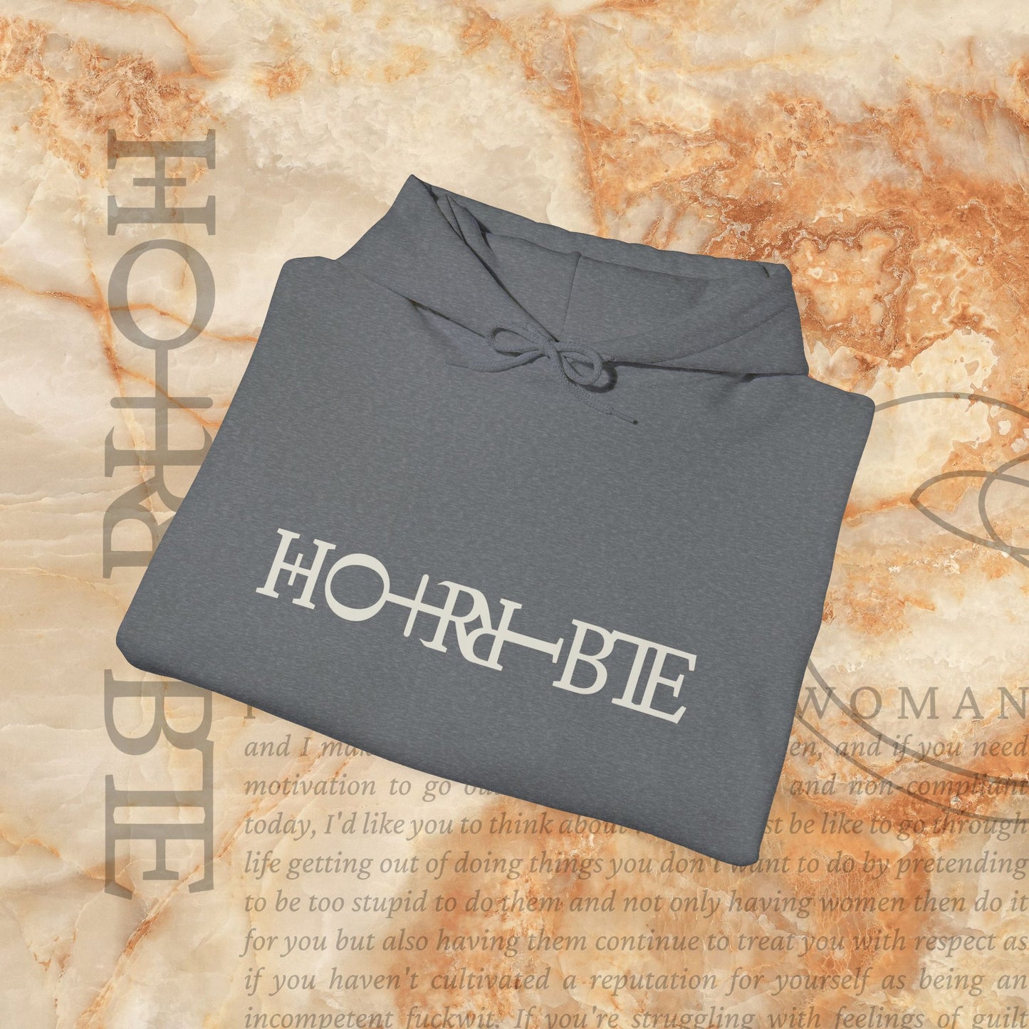 "Cryptically Horrible" - Cozy Hoodie