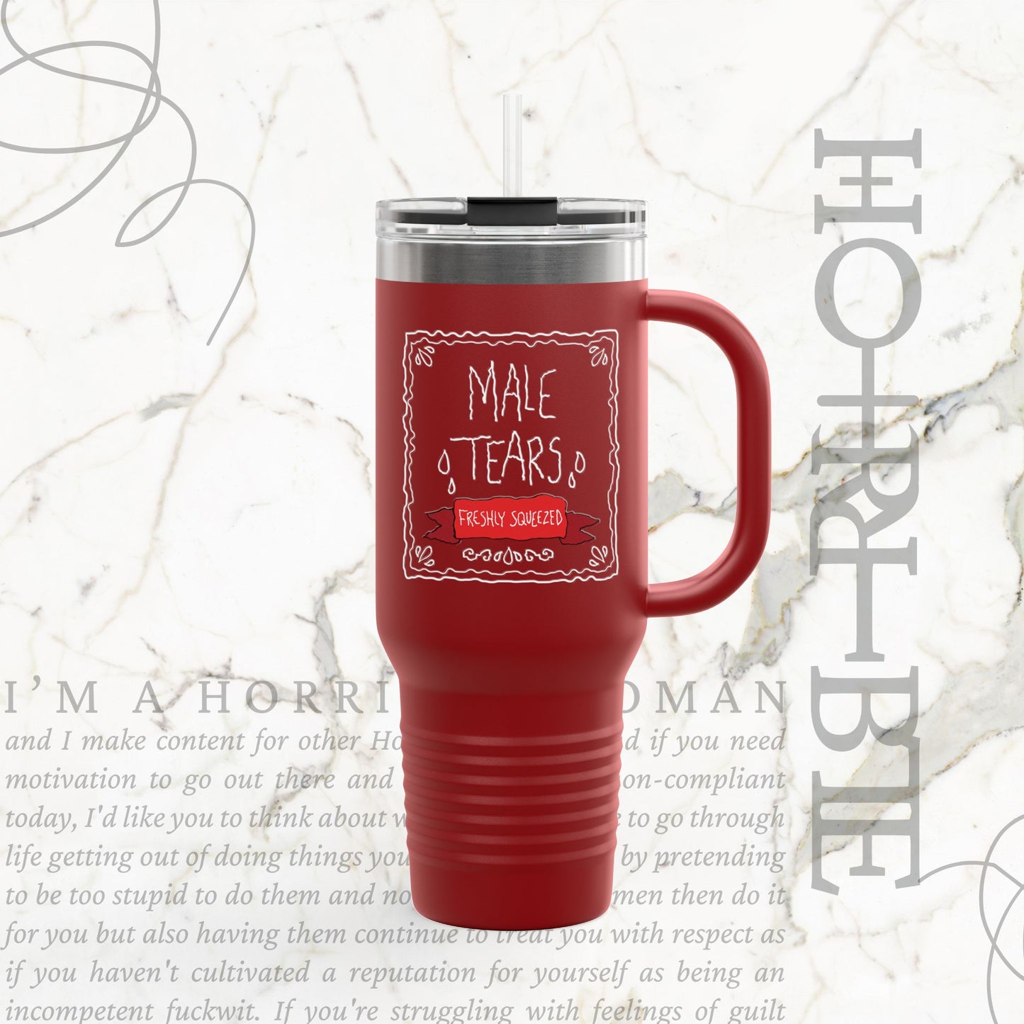 "Male Tears" - Insulated Travel Mug