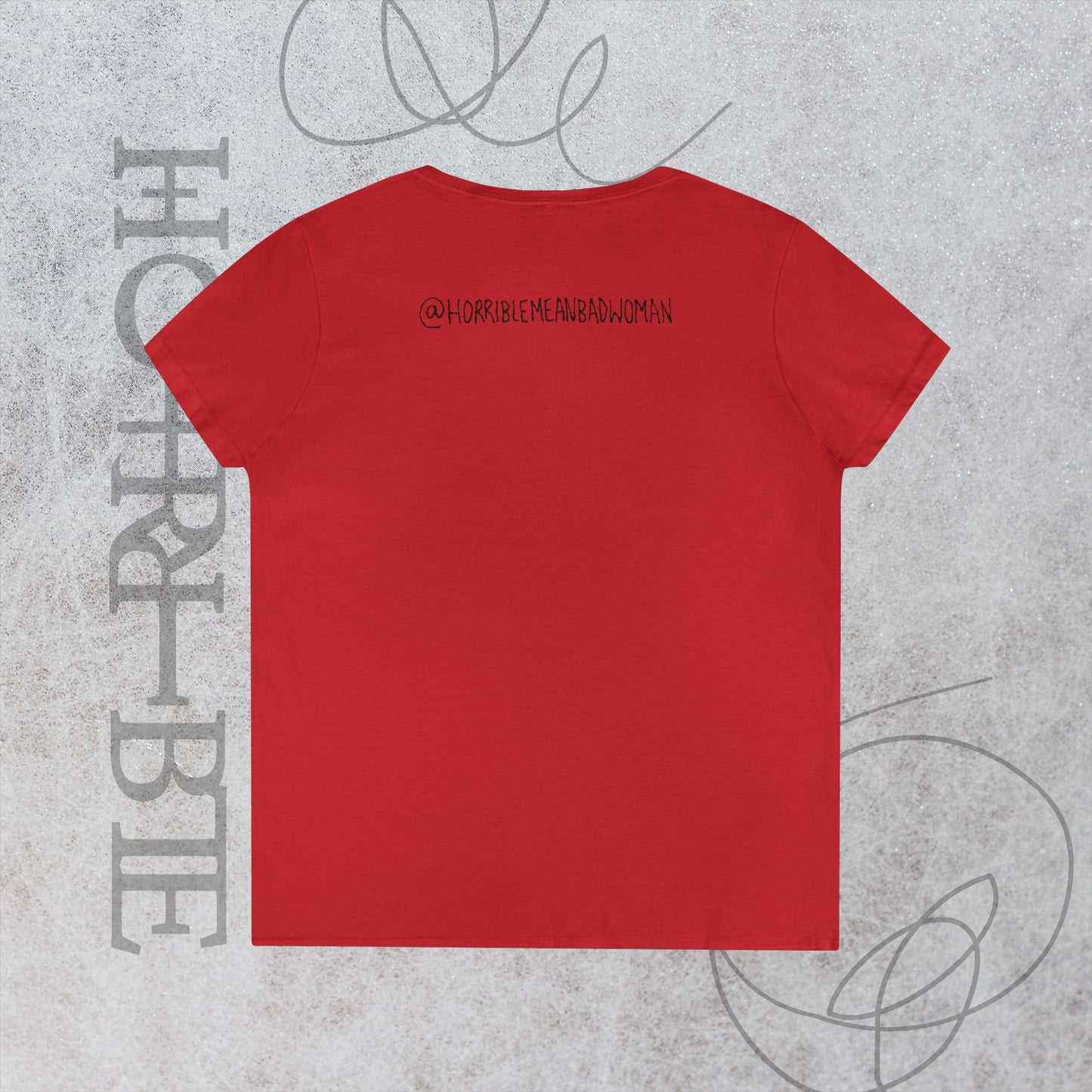 "Fight Like a Girl" - V-Neck T-Shirt