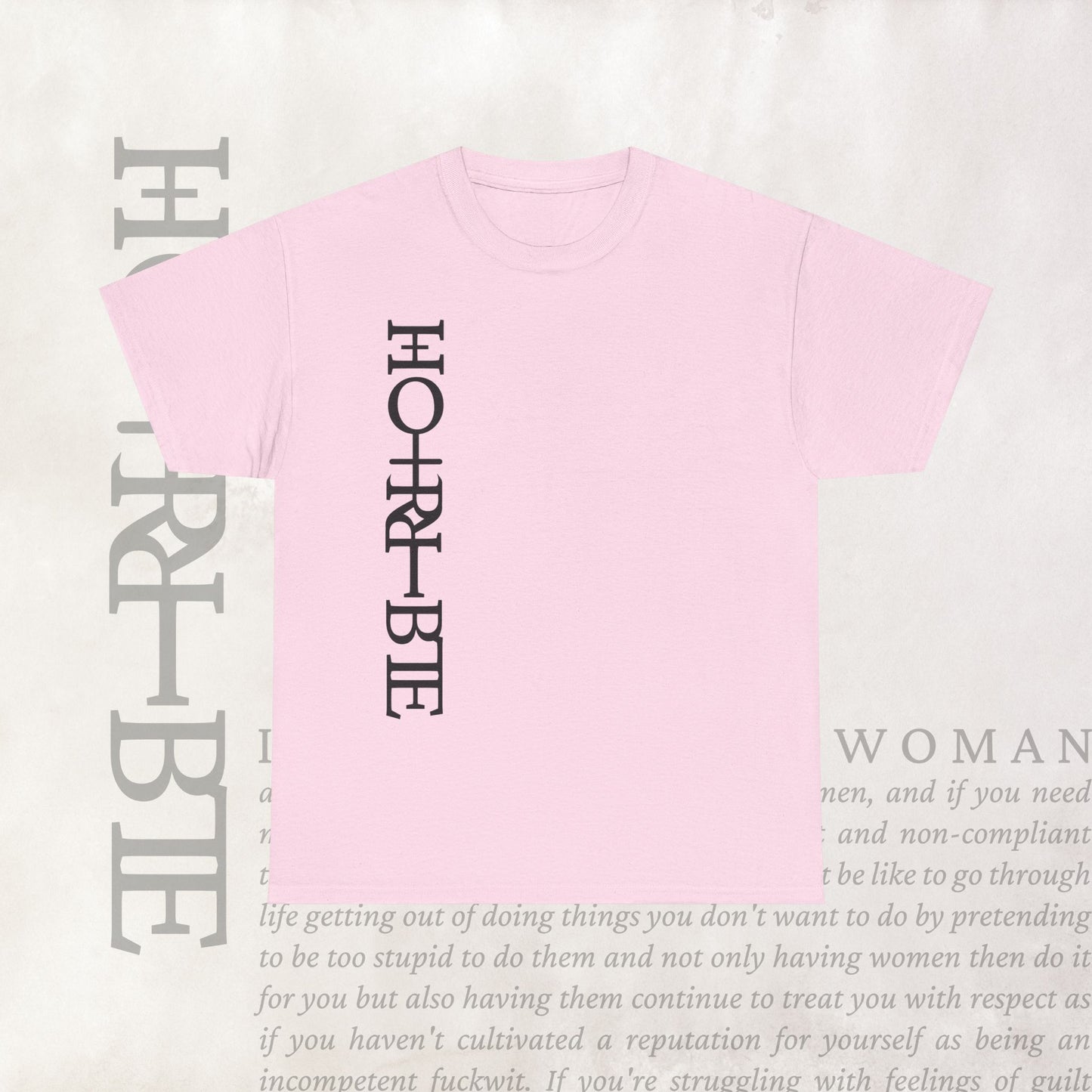 "Cryptically Horrible" - Heavy Cotton Tee