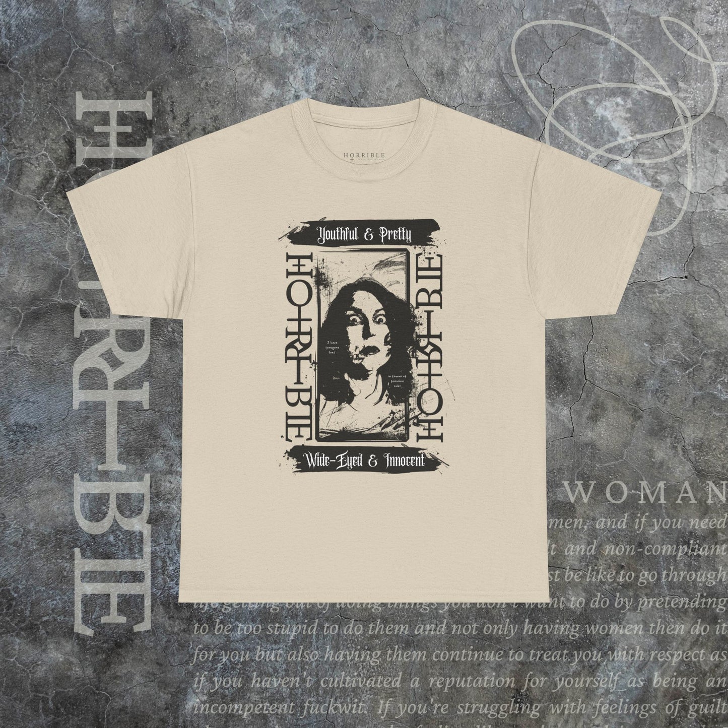 "Wide Eyed & Innocent" - Heavy Cotton Tee