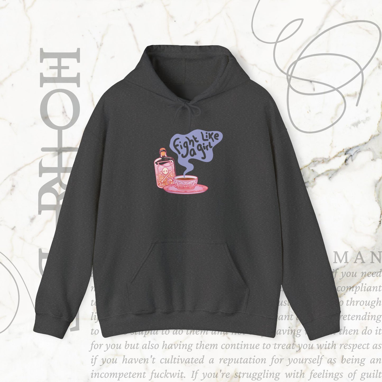 "Fight Like a Girl" - Cozy Hoodie