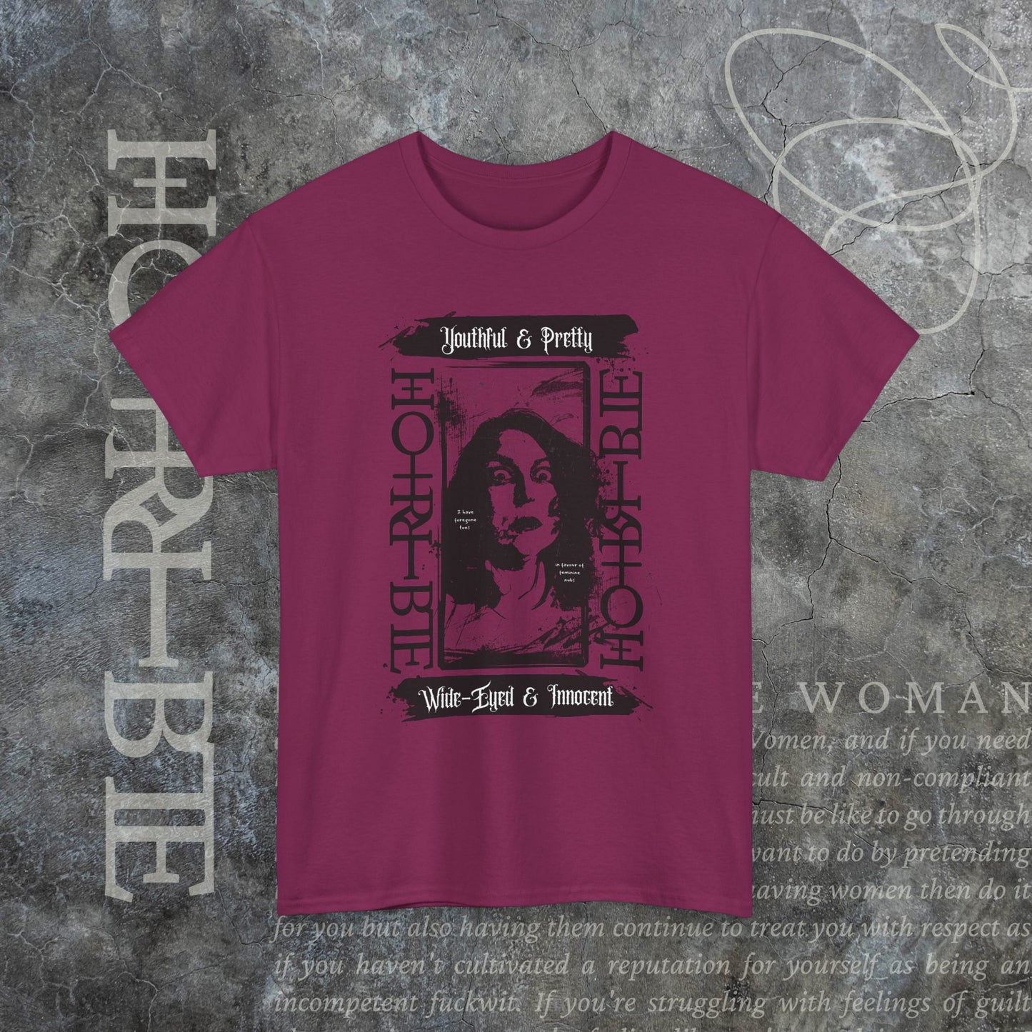 "Wide Eyed & Innocent" - Heavy Cotton Tee