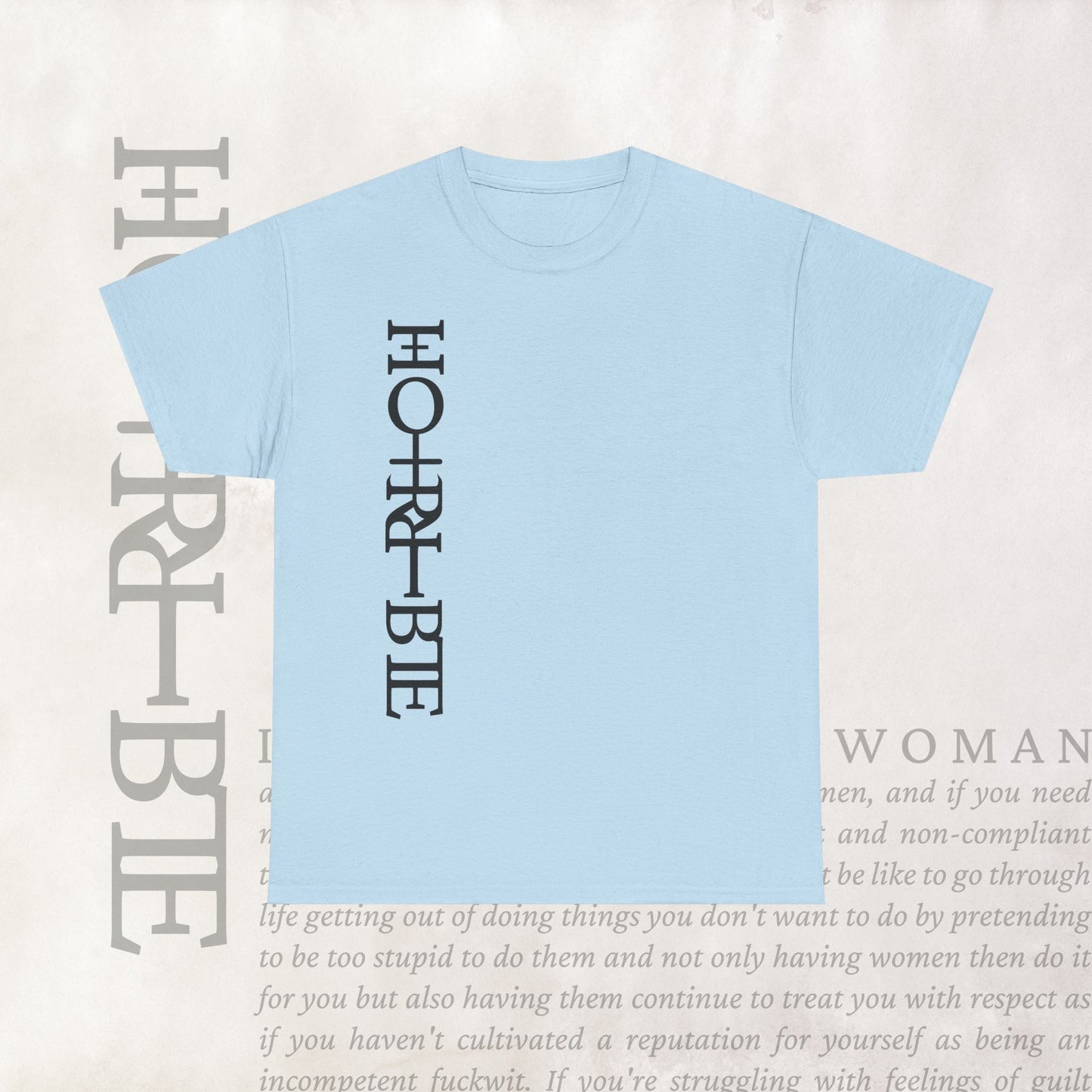 "Cryptically Horrible" - Heavy Cotton Tee