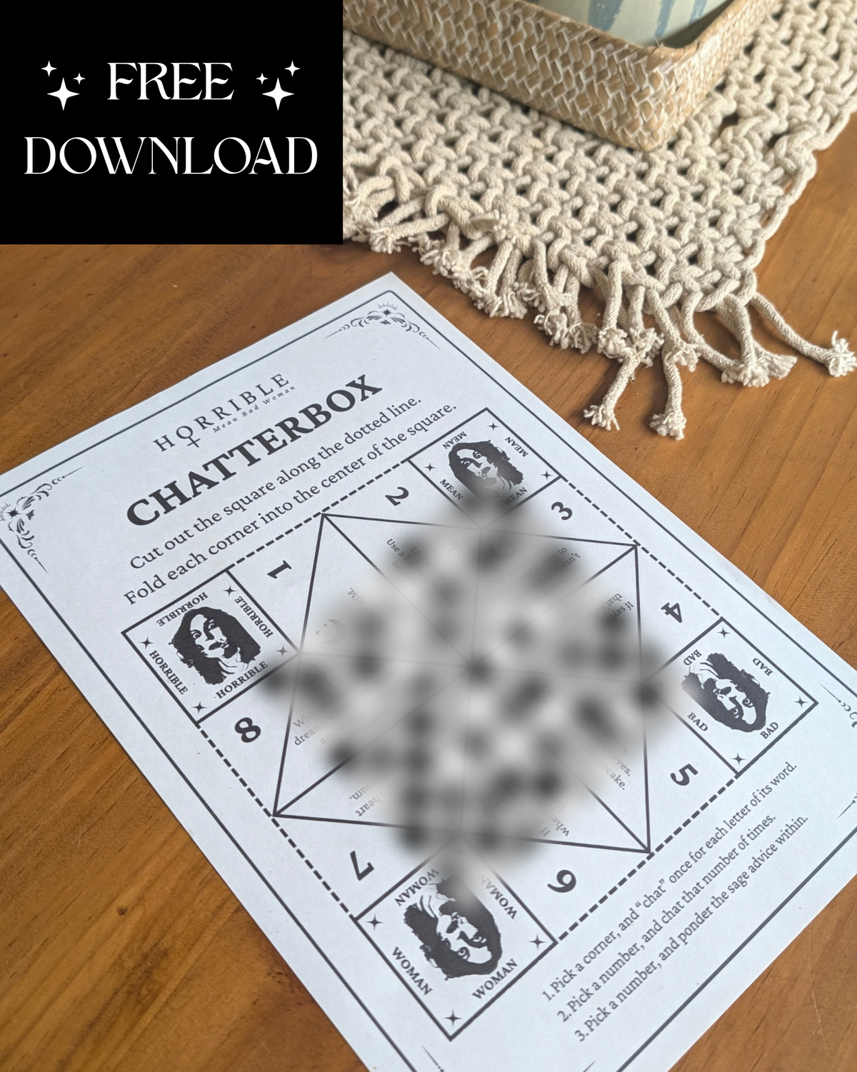 Horrible Mean Bad Chatterbox (FREE DOWNLOAD)