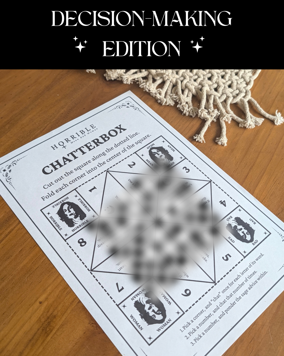 Horrible Mean Bad Chatterbox (Decision Making Edition)