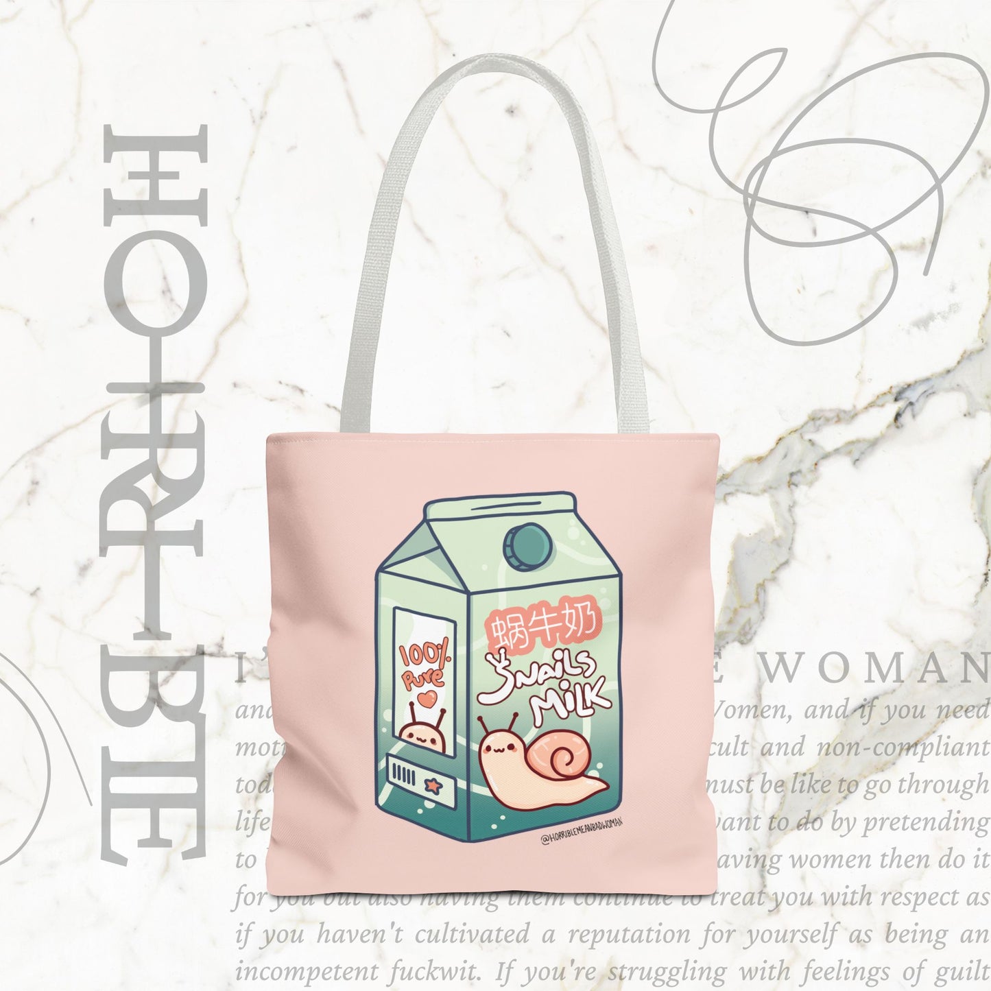 "Snail Milk" - Tote Bag