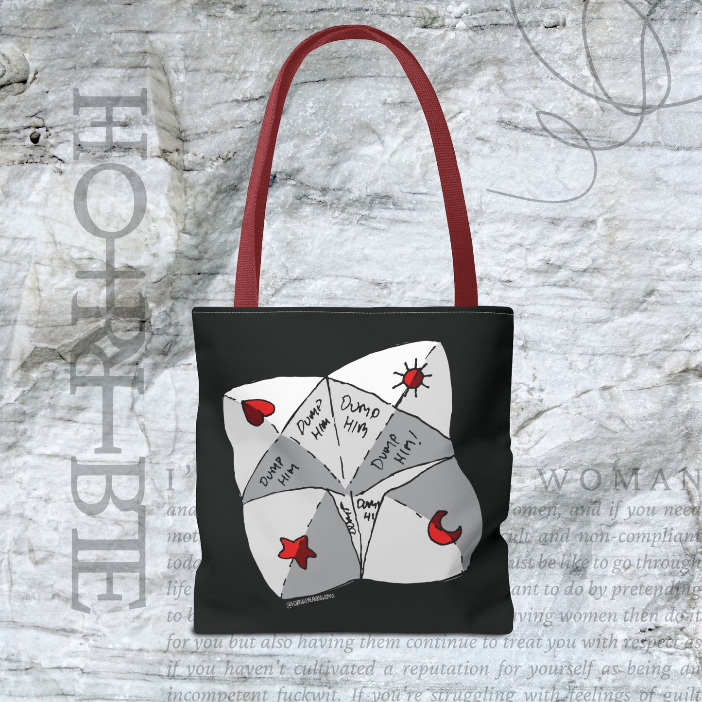 "Dump Him Chatterbox" - Tote Bag